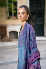 Rang Rasiya Meet Me In Istanbul – Unstitched khaddar 3-Piece Suit | SKYE