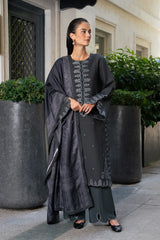 Rang Rasiya Meet Me In Istanbul – Unstitched Linen 3-Piece Suit | SLATE