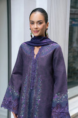 Rang Rasiya Meet Me In Istanbul – Unstitched Khaddar 3-Piece Suit | VELA