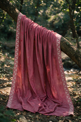 Zellbury dusty rose Pashmina shawl detail