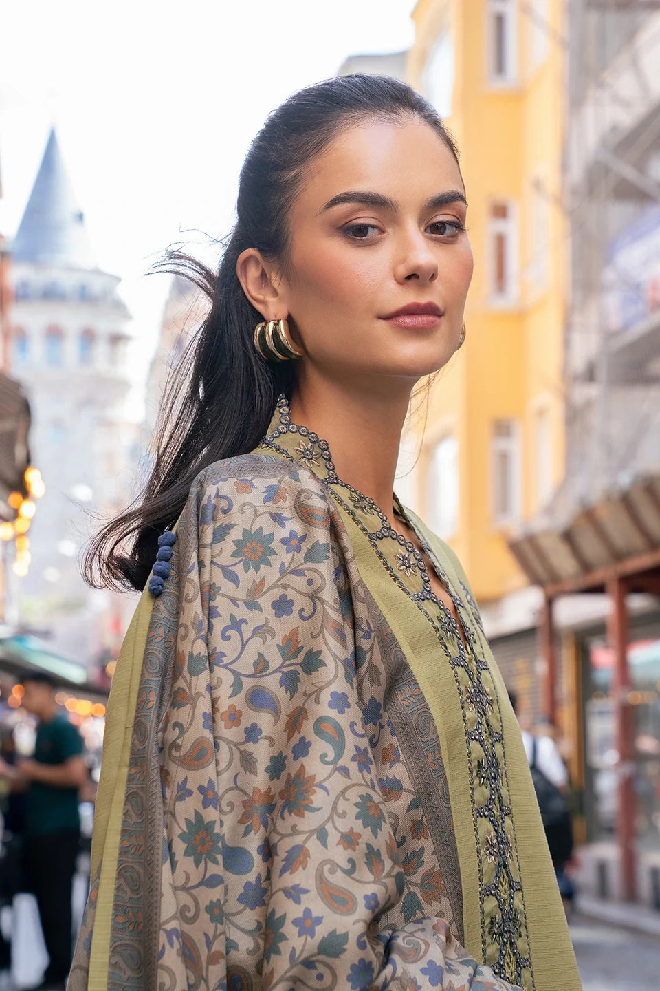 Rang Rasiya Meet Me In Istanbul – Unstitched Linen 3-Piece Suit | WILLOW