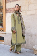 Rang Rasiya Meet Me In Istanbul – Unstitched Linen 3-Piece Suit | WILLOW