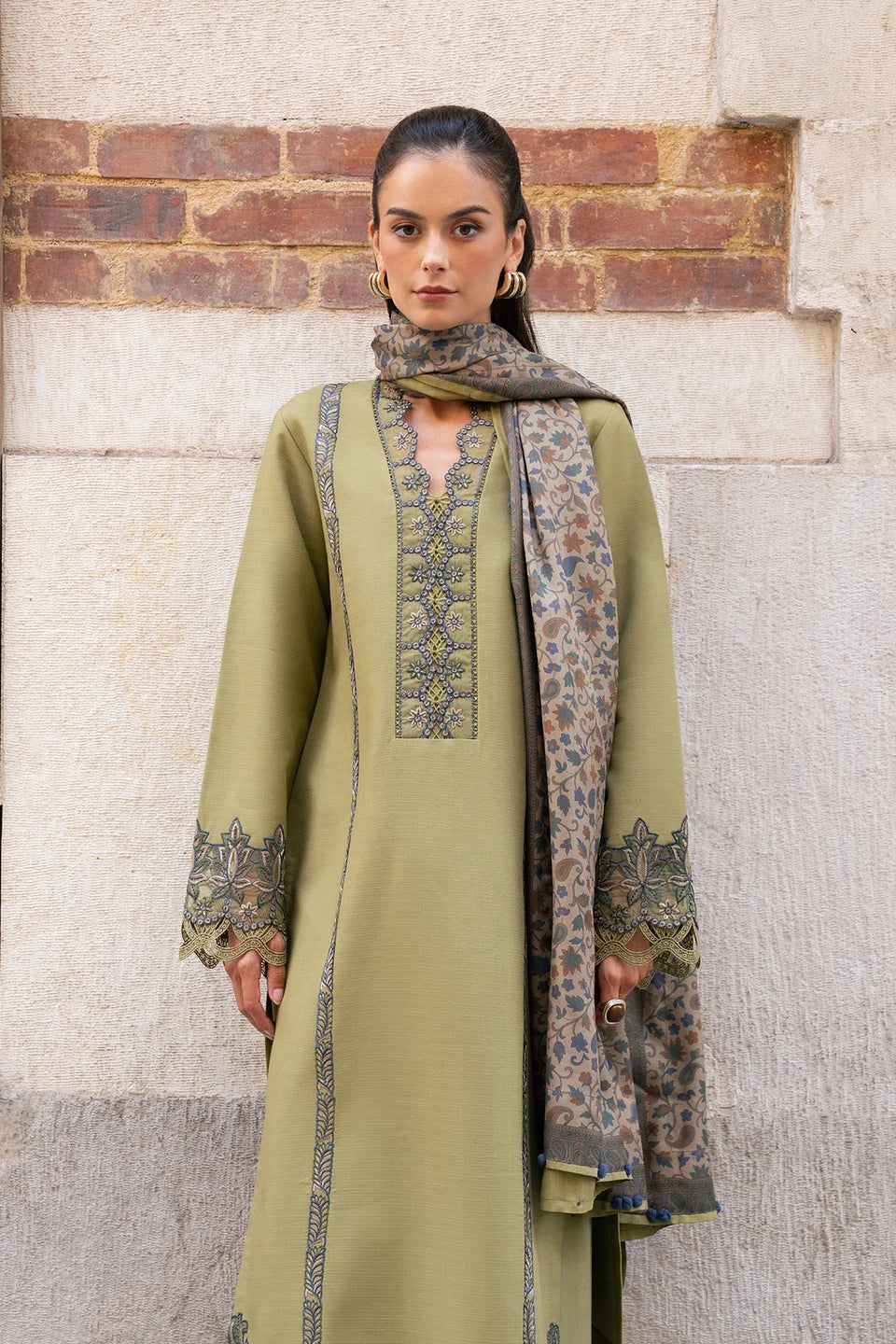 Rang Rasiya Meet Me In Istanbul – Unstitched Linen 3-Piece Suit | WILLOW
