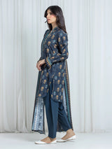 Edenrobe Charcoal Printed Khaddar Suit EWU6A3-37056-3P image 5